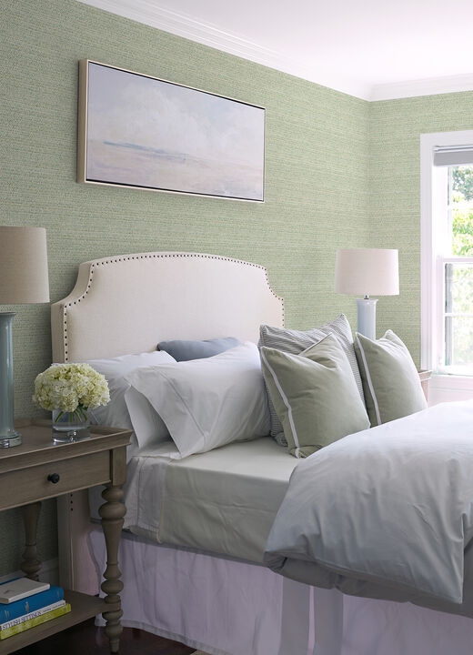 Balantine Teal Weave Wallpaper (Set of 2)