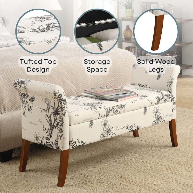 Convience Concept, Inc. Designs4Comfort Garbo Storage Bench