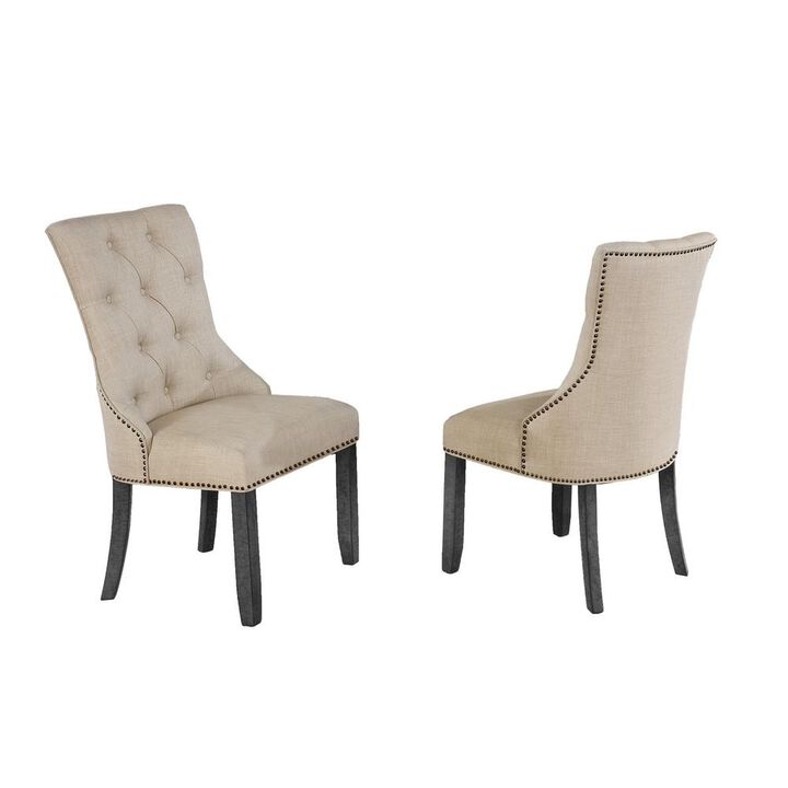 Best Quality Furniture Single Beige Dining Chair