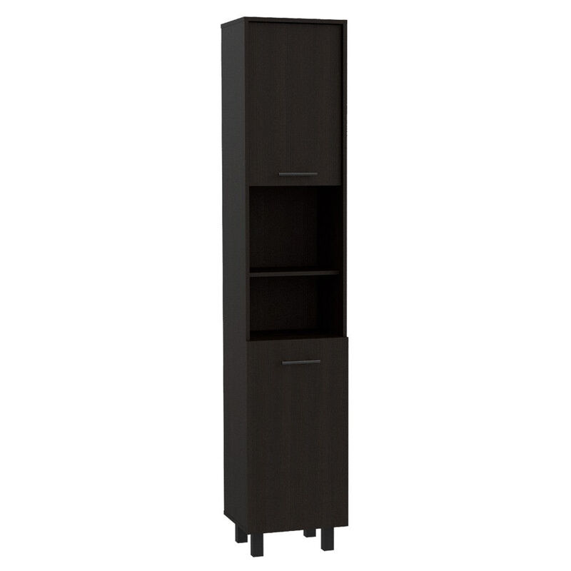 Pantry Cabinet Almada, Kitchen, Black