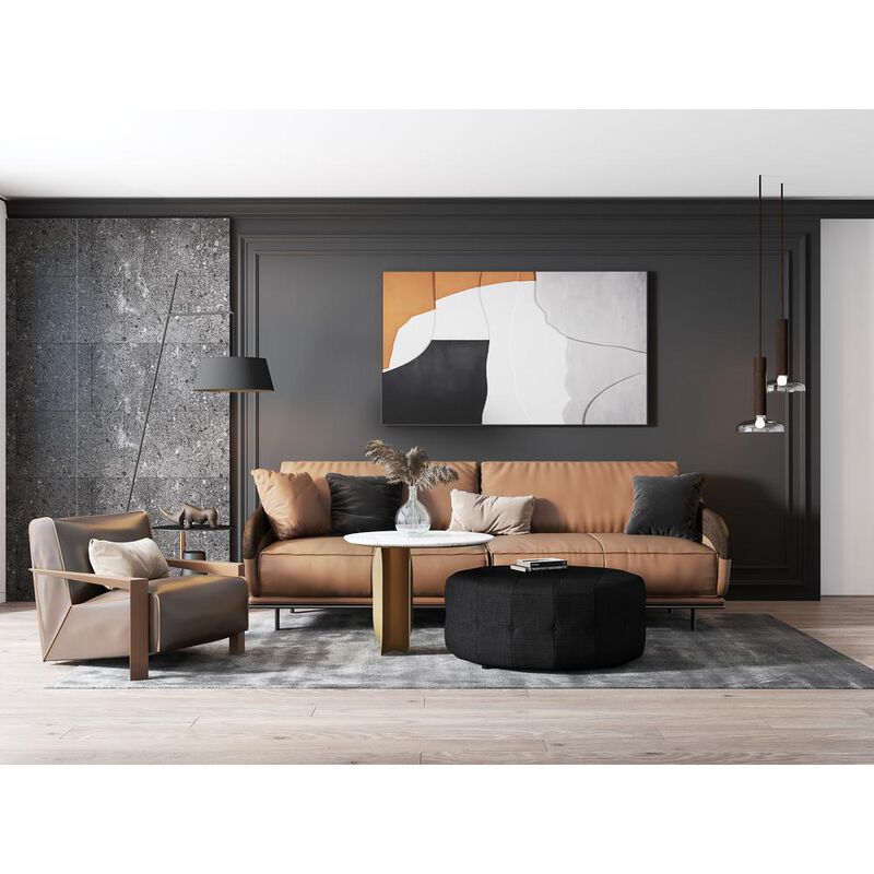 Brenda Small Round Ottoman