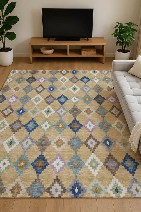Kenner KN10 Gold 9' x 12' Rug
