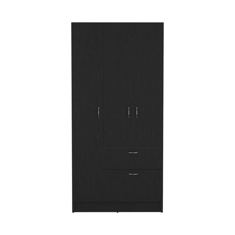 Armoire Cobra, Bedroom, Black / White