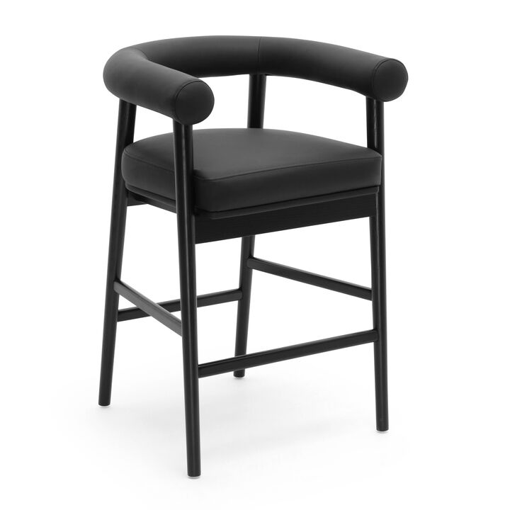 Spara Vegan Leather Counter Stool