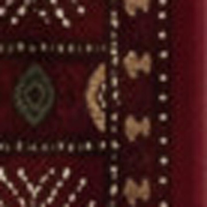 HomeRoots Floral Medallion Runner Rug