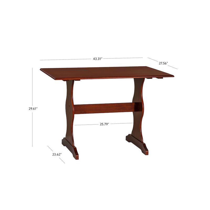 Linon Chelsea Walnut Table image number 6