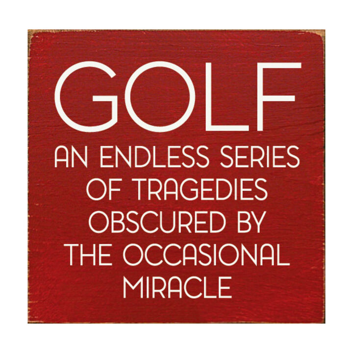 Golf Funny Wooden Sign Rustic Golf Wall Decor Gift for Golf Lovers