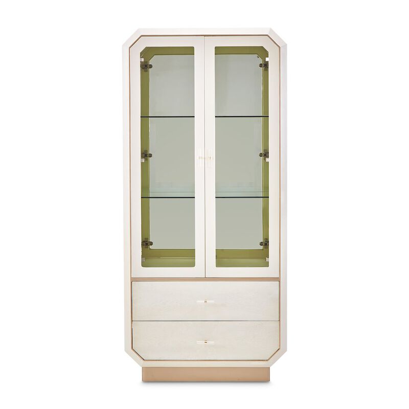 Michael Amini La Rachelle Display Cabinet - Champagne