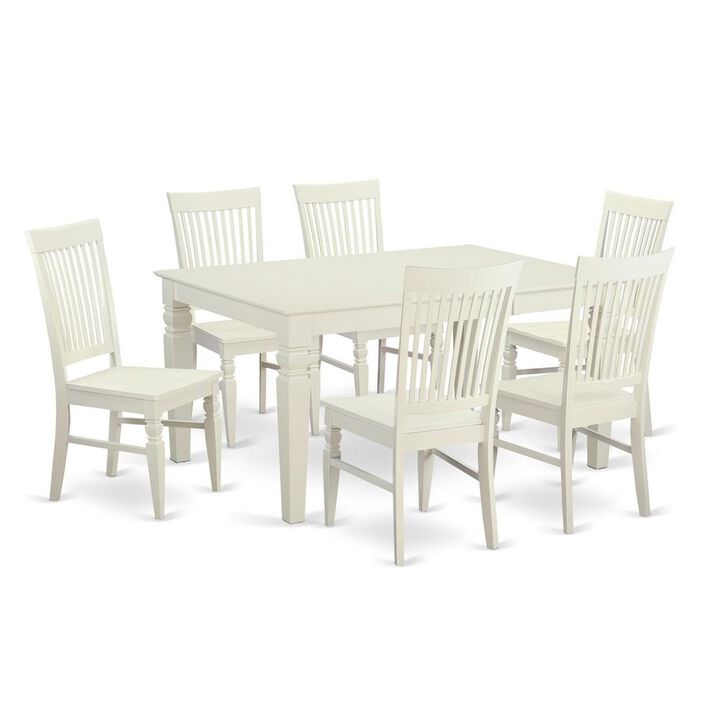 7 Pc Dining room set-Dining Table and 6 Dining Chairs