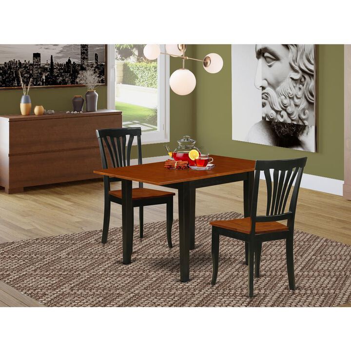 Dining Room Set Black & Cherry