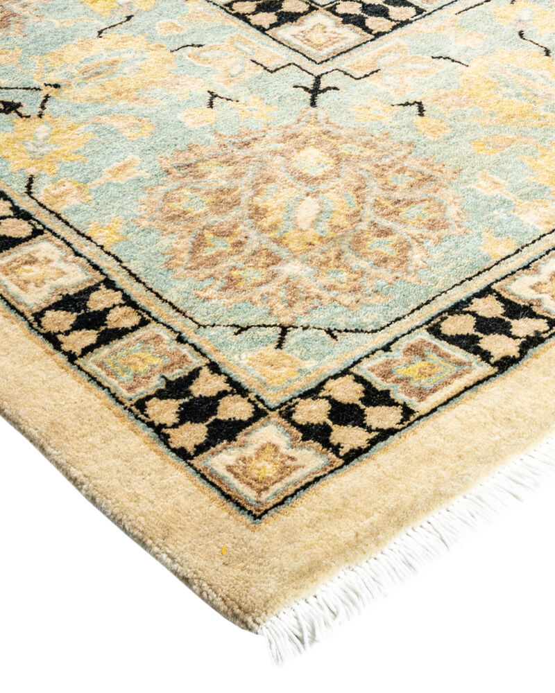 Eclectic, One-of-a-Kind Hand-Knotted Area Rug  - Ivory, 9' 2" x 12' 3" image number 2