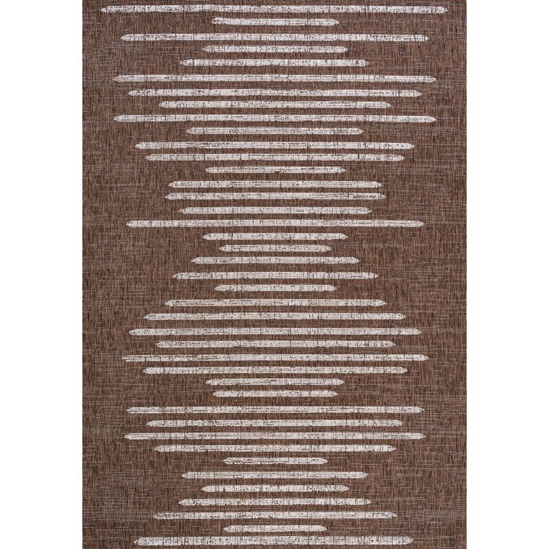 Zolak Berber Stripe Geometric Indoor/Outdoor Area Rug