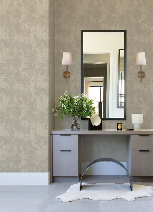 Odell Pewter Antique Tiles Wallpaper