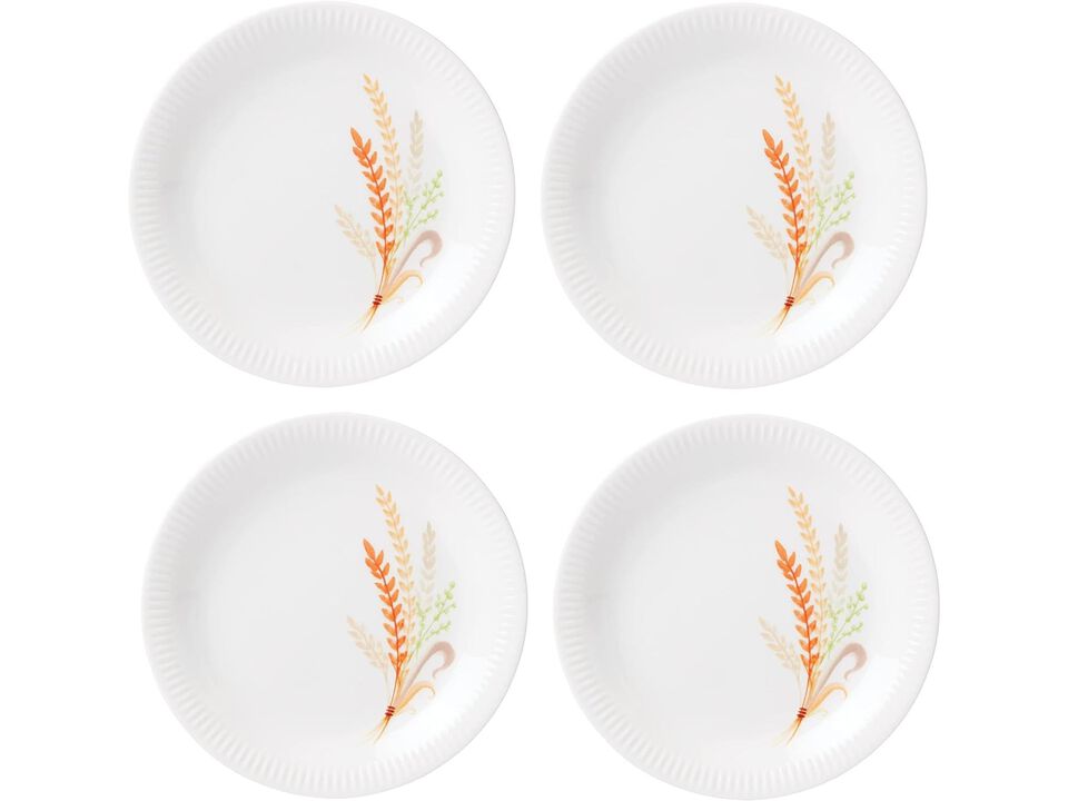 Lenox White Profile Porcelain 4-Piece Accent Plate Set