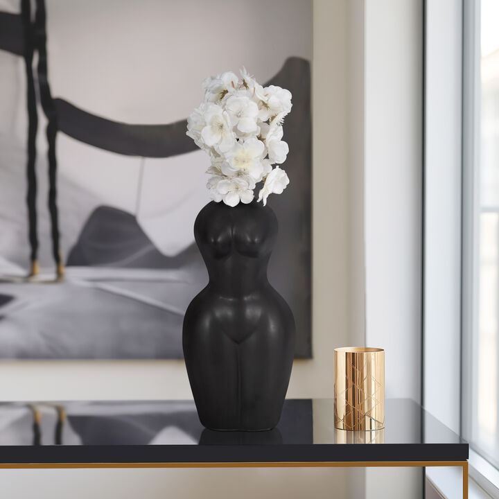 12" Torso Woman Body Vase