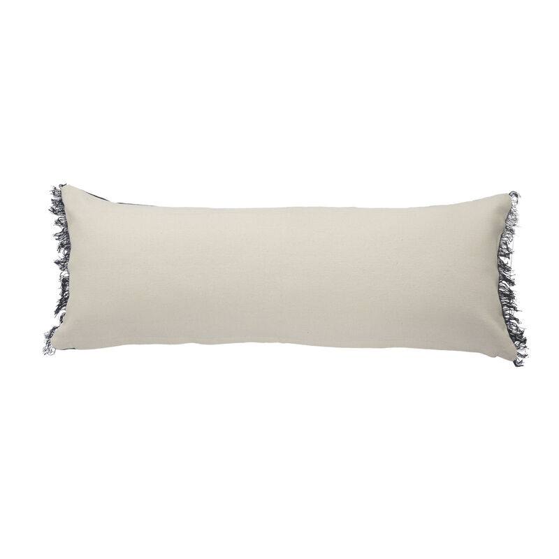Soft Cotton Striped Zippered Pillow – Stylish Decorative Cushion for Sofa, Chair, or Bed