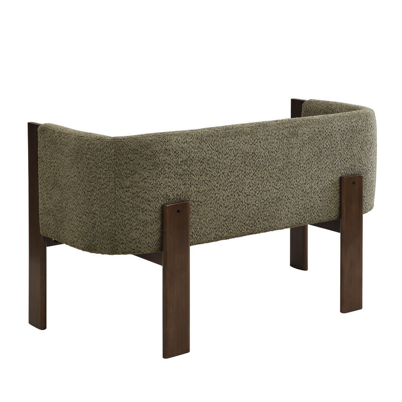 Pikert 48.5" Upholstered Solid Loveseat image number 4