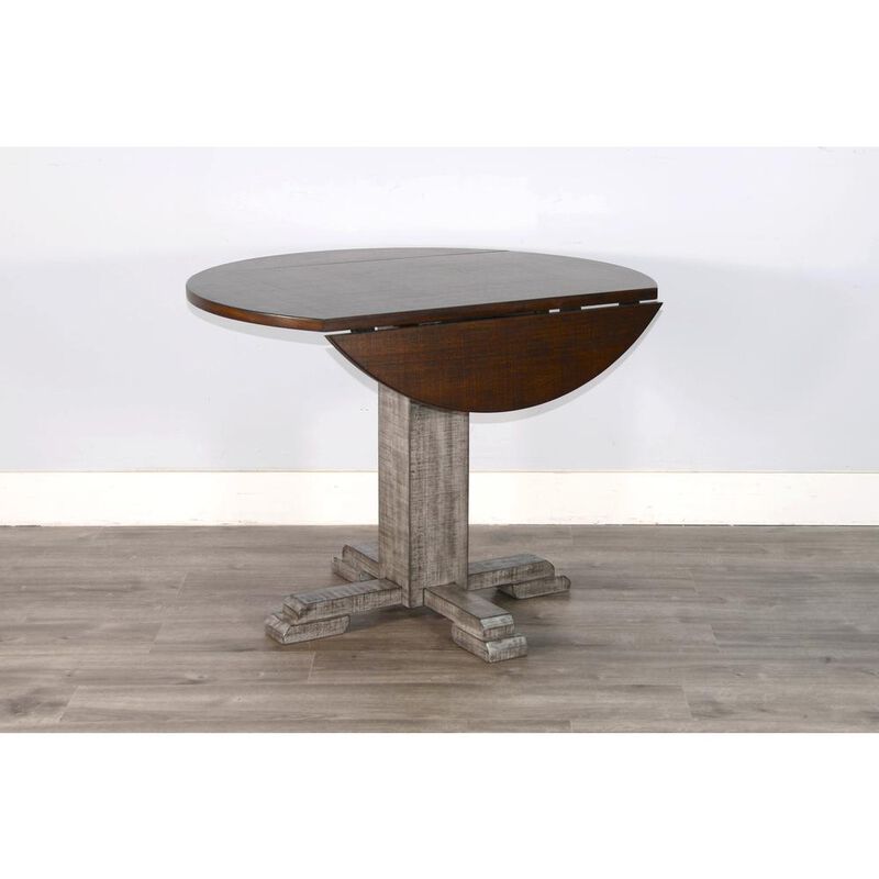 Sunny Designs Drop Leaf Round Table