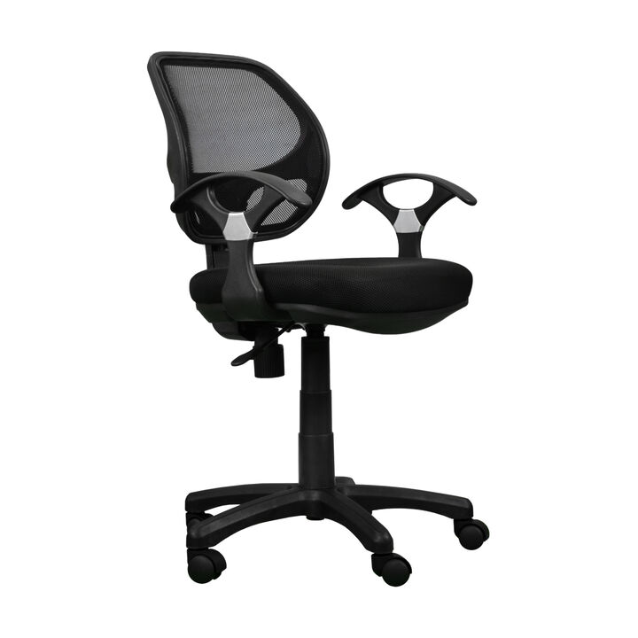 Streamdale Midback Mesh Task Office Chair, Black