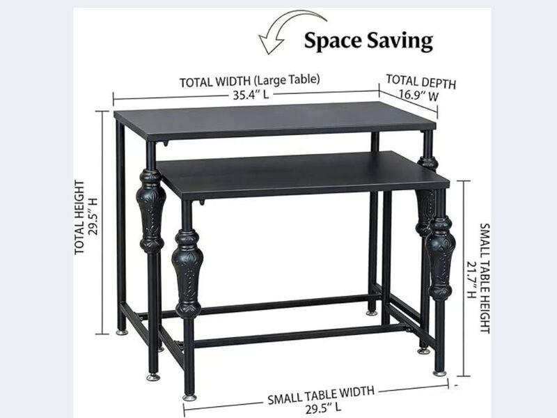 Retail Industrial Display Table 2 Piece Clothing Shoe Boutique Store image number 2