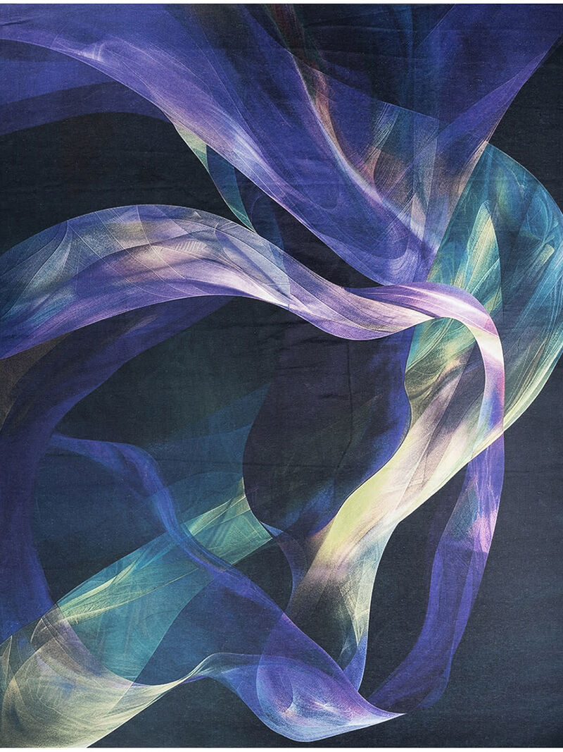 Nourison Washables NWB16 Turquoise/Multicolor 9'2" x 12' Rug