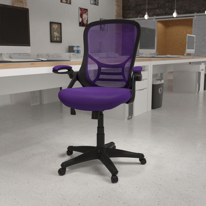 Porter High Back   Mesh Ergonomic Swivel Office Chair with Frame and Flip-up Arms image number 1