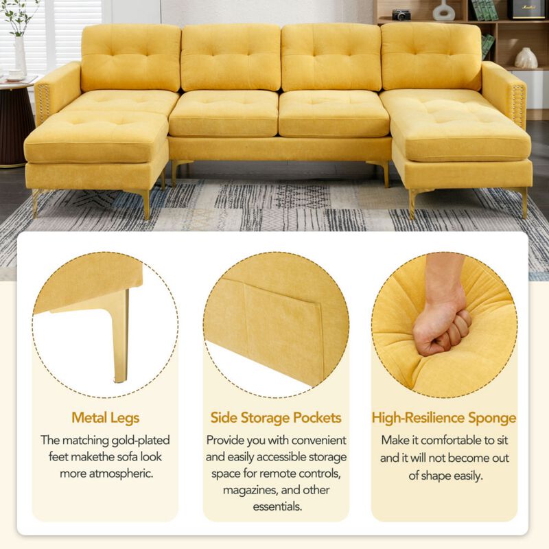 Celit U-Shape Sectional Sofa image number 3