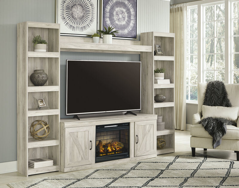 Bellaby 4-Piece Entertainment Center with Electric Fireplace image number 0