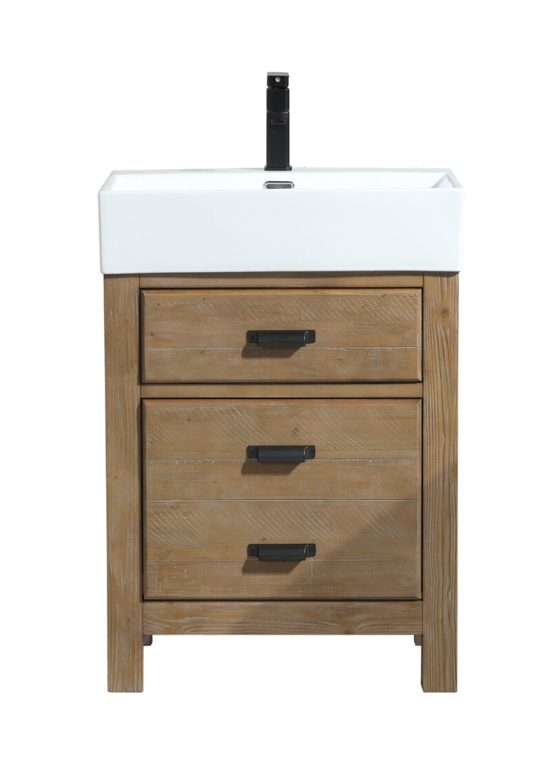 Ava 24" Bathroom Vanity Weathered image number 0