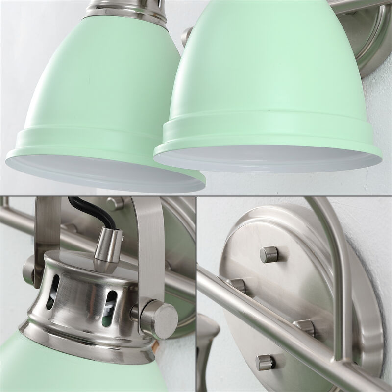 Phineas Adjustable Farmhouse Bohemian Iron LED Vanity Light image number 5