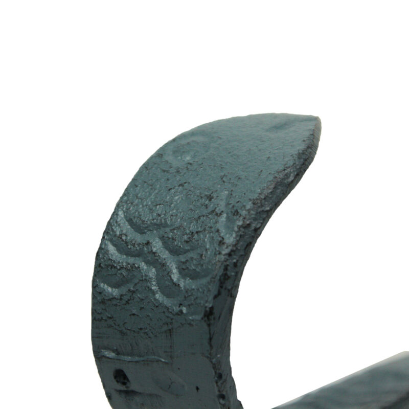 Set of 3 Cast Iron Flipping Fish Wall Hooks 4 Inches Long&ndash; Easy to Hang - Blue ,Gray, White - Coastal Decor Perfection for Beach Towels, Keys or Coats image number 3