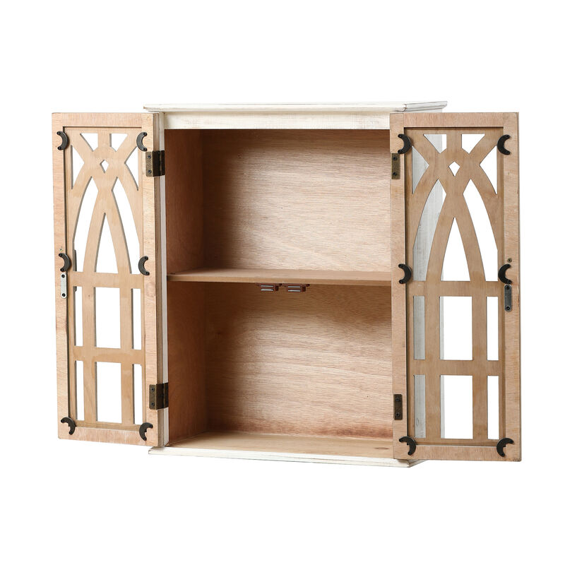 31" 2-Door Tracey Wood Wall Storage Cabinet image number 4