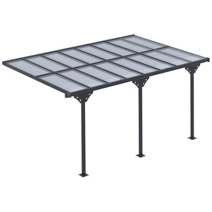 Hivvago Outdoor 14.5x10 Pergola with UV Blocking Roof