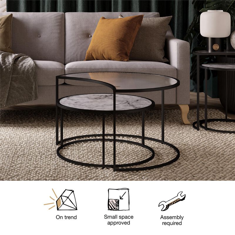 Moon Phases Nesting Coffee Tables