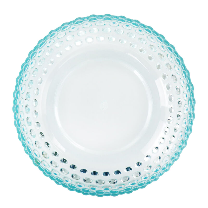 Gibson Home Plastic Bowl Set with Serving Bowl in Light Blue