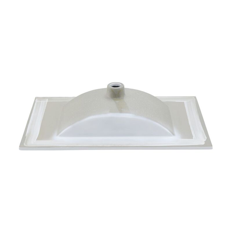 30" 3-Hole Widespread Vanity Sink Top in Glossy White image number 0