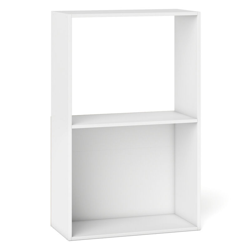 Freestanding 3-Tier Bookshelf with Open Storage Compartments image number 0