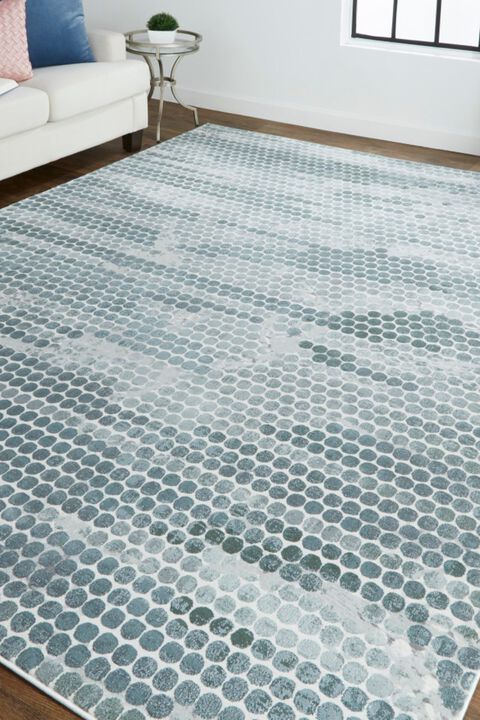 Atwell 3171F Blue/Silver 5'3" x 7'6" Rug
