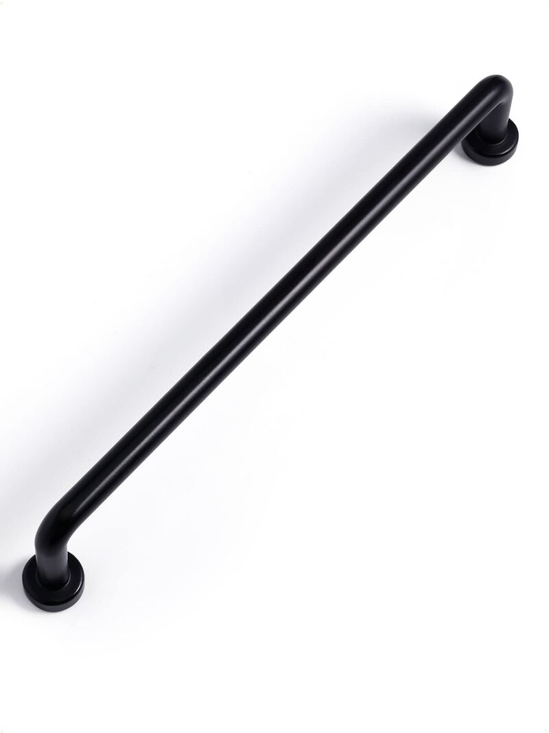 JIASENBAO Black Cabinet Bar Pulls 6.3"" Hole Center 5 Pack Classic Modern Matte Drawer Handles Kitchen Cupboard Bathroom Dresser