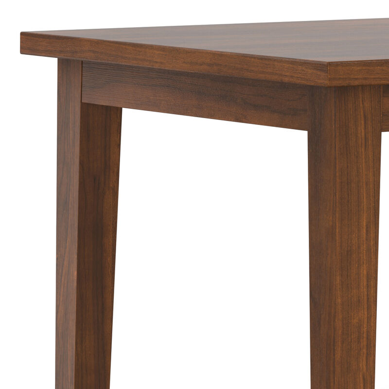 Eastwood 66 inch x 40 inch Rectangle Contemporary Dining Table in Walnut