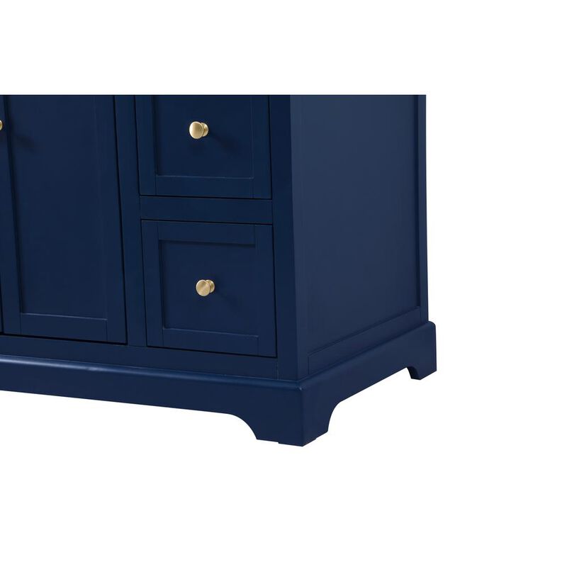 Elegant Kitchen and Bath 48 inch Single bathroom vanity in blue