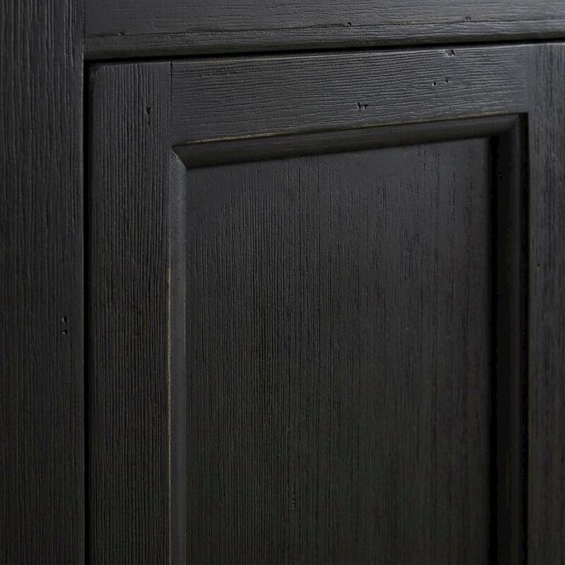 Liberty Furniture Farmhouse Hall Buffet Cabinet with Storage, Solid and Manufactured Wood, Brown image number 5