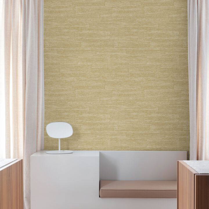 Precious Weaves Textile Plain Beige Wallpaper PW1022