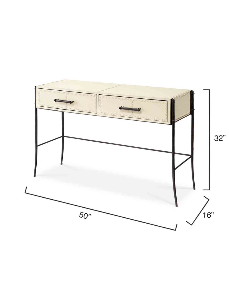 Nevado Leather Console Table