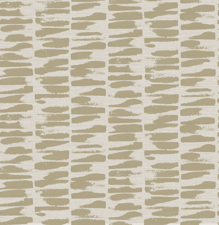 Myrtle Gold Abstract Stripe Wallpaper