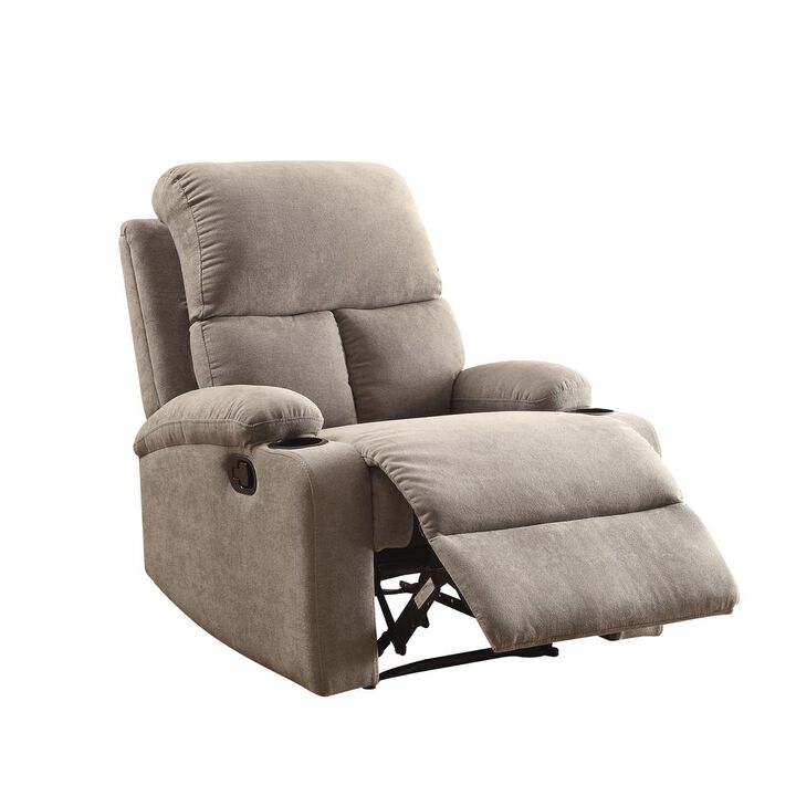 Acme Furniture Rosia Recliner, Gray Velvet