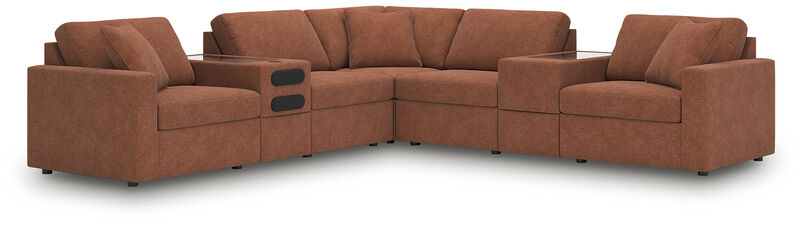 Modmax 7-Piece Balanced Sectional with Audio and Storage Consoles image number 0