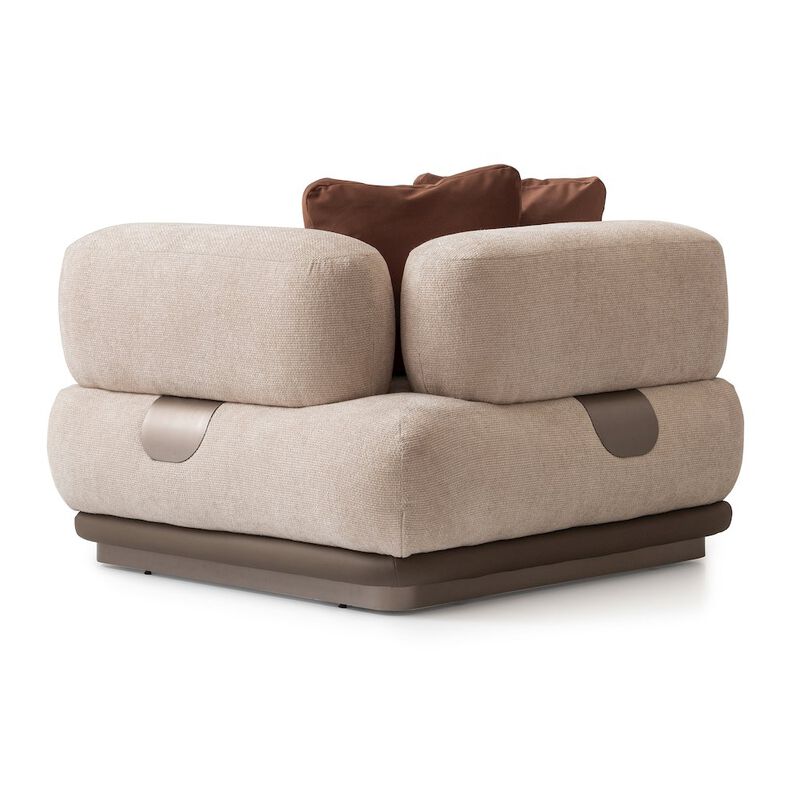 Bristol Point Corner Unit - Fawn/Saddle Brown image number 2