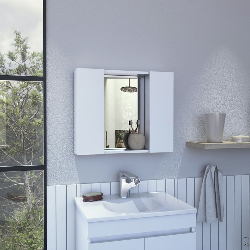 Streamdale Ellegrini 1-Drawer Medicine Cabinet White image number 3