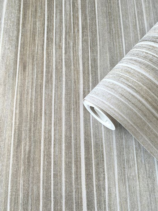 Elegance Vertical Stripe Silver Grey Wallpaper DWP0352-03